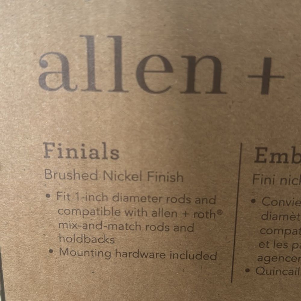 Allen + Roth NWOT Finalis Pack 2 - Picture 5 of 7